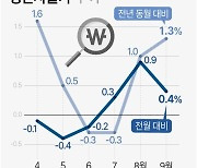 [그래픽] 생산자물가 추이