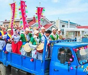 북한 황해남도, 수확 마치고 결산분배 모임…'농업 성과' 과시