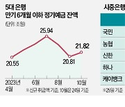 "금리 더 오른다"…단기예금에 뭉칫돈