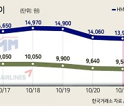 ‘안 판다’는 HMM 주가 상승...‘판다’는 아시아나 하락