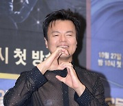 [Ms포토] 박진영 '예의있는 시스루 패션'