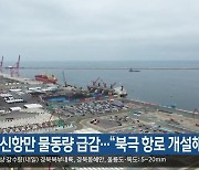 영일신항만 물동량 급감…“북극 항로 개설해야”