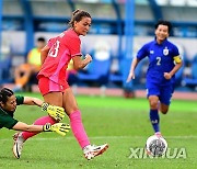 (SP)CHINA-XIAMEN-FOOTBALL-OLYMPIC GAMES ASIAN QUALIFIERS-KOR VS THA(CN)