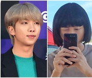 BTS RM 맞아? '칼단발' 파격 헤어스타일에 팬들 폭소