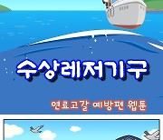 군산해경, 수상레저 사고 유형별 사례 웹툰 제작