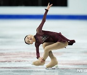 시니어 무대 데뷔 김채연, GP 2차 쇼트 2위