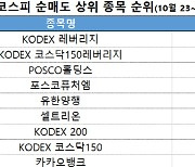 코스피 주간 기관 순매도 1위 ‘KODEX 레버리지’