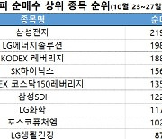 코스피 주간 개인 순매수 1위 ‘삼성전자’