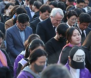 '참사 1주기', 야권 "특별법 제정" 촉구‥ 여권 인요한·이만희·유의동 등 참석