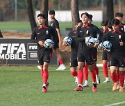 구슬땀 흘리는 U17 축구대표팀