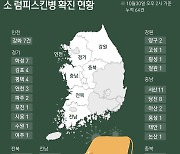 [그래픽] 소 럼피스킨병 확진 현황(30일 오후 2시 기준)