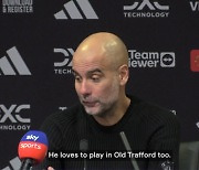 [VIDEO] Pep Guardiola praises Bernardo Silva's performance at Old Trafford: 'So intelligent'