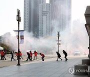 울산 동구, '백화점 전기차 화재' 가정해 재난대응 안전한국훈련