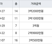 인천 구월동 구월롯데캐슬골드아파트 46㎡ 3억2000만원에 거래