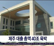 제주 대출 총액 40조  육박