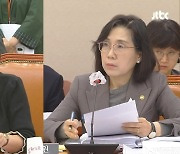 "사표 내셨죠?" "그건…" 김현숙 답변에 용혜인 '황당' [현장영상]