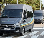 인천공항 장기주차장 자율주행 셔틀버스, 첫 시승행사