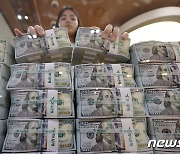 10월 외환보유액, 12억 4000만 달러 감소