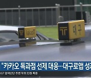 대구시 “카카오 독과점 선제 대응…대구로앱 성과”