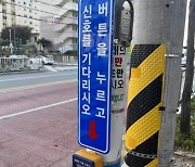 충북 음성군, '스마트 보행자 작동 신호기' 설치