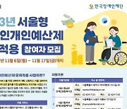 서울시, '장애인이 직접 복지서비스 선택' 모의사업 대상 모집