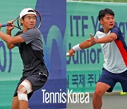 황주찬vs고민호 남단 결승 맞대결 .. 대회 2관왕 가능성 보인다 [ITF 영월주니어]