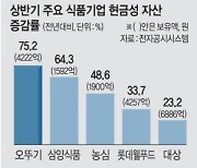 “원가부담 크다” 며 라면·빵값 올리더니… 현금 곳간만 채운 식품기업들