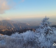 설악산에 핀 상고대