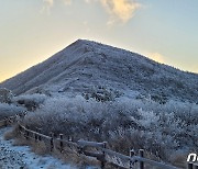 설악산에 핀 상고대