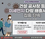 경기도 특사경, 미세먼지 다량 배출사업장 집단속