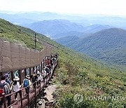 '군부대 가림막 파손' 무등산 정상 탐방로 임시 통제