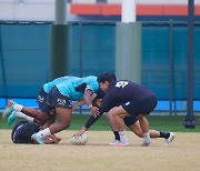 한국 럭비, '세계 1위' 피지 럭비 대표팀 상비군 초청 합동훈련 성료