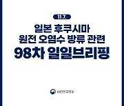 후쿠시마 원전 오염수 방류 관련 일일 브리핑(11.7.)