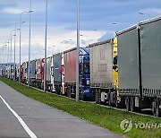 POLAND UKRAINE POLISH TRUCKERS PROTEST