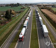 POLAND UKRAINE POLISH TRUCKERS PROTEST