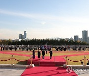 윤 대통령, 세르지오 마타렐라 이탈리아 대통령 공식 환영식 주최