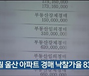 10월 울산 아파트 경매 낙찰가율 83.3%