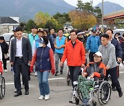 사천시 ‘제2회 비장애인과 함께하는 장애인 건강걷기대회 개최