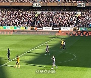 황희찬, 동점골 노리는 뒷공간 침투 ‘위협’에도…‘코리안 더비’ 전반은 토트넘 1-0 리드[SS현장]