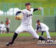 2이닝 헛스윙 삼진 3개 30구 무실점…한국전 선발 내정 좌완 스미다. 요미우리 상대 호투 후 "꼭 이기는 경기"