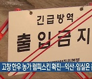 고창 한우 농가 럼피스킨 확진…익산·임실은 음성