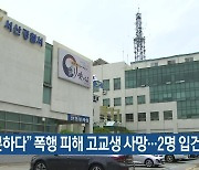 “분하다” 폭행 피해 고교생 사망…2명 입건