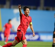 '김명준 동점골+윤도영 메시 놀이' 한국, U17 월드컵 1차전 미국과 1-1(전반 종료)