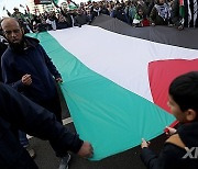 BRITAIN-LONDON-RALLY-PALESTINIAN-ISRAELI CONFLICT