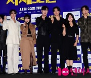 [TEN포토] 유선호-강미나-유인수-이일준-신수현-이찬형-서혜원-윤병희 '영화 '사채소년' 사랑해요'