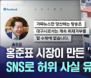 홍준표 대구시장의 '가짜 뉴스'···SNS로 허위 사실 유포