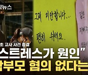 [자막뉴스] 경찰의 결론 "서이초 사망 교사, 원인은 스트레스"