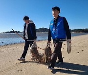 제너시스BBQ그룹, 해양쓰레기 1.7톤 수거