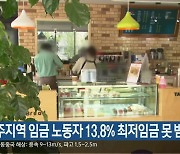 제주지역 임금 노동자 13.8% 최저임금 못 받아