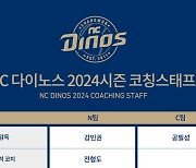 NC 다이노스, 전상렬·김종호 코치 영입…2024시즌 코칭스태프 구성 완료 [공식발표]